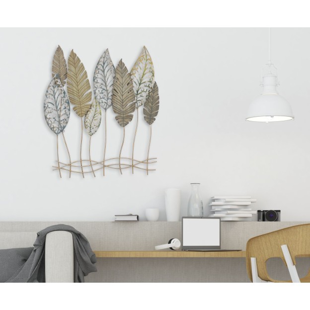 DECORATIE PERETE FOGLIE -C- CM 75X2,5X87