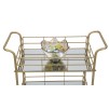 CARUCIOR PENTRU SERVIRE GLAM RET. CM 60X30,5X80