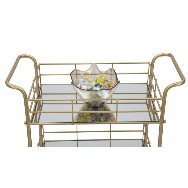 CARUCIOR PENTRU SERVIRE GLAM RET. CM 60X30,5X80