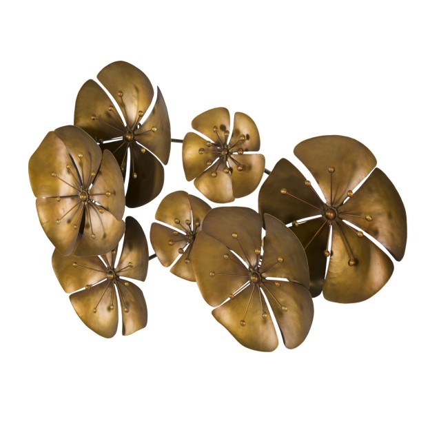 DECOR DE PERETE FLOWE GOLDY -B- CM 80X6X57