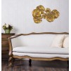 DECOR DE PERETE FLOWE GOLDY -B- CM 80X6X57