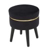 TABURET PARIS NEGRU CM Ø 35X40,5