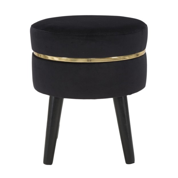 TABURET PARIS NEGRU CM Ø 35X40,5