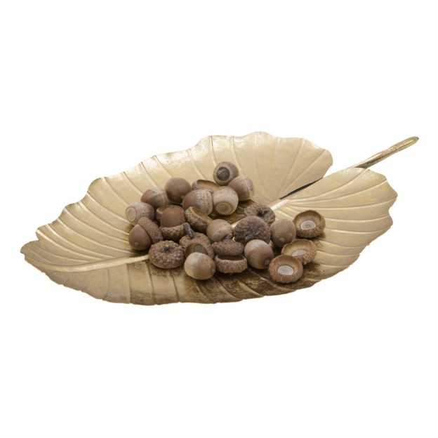 DECOR LEAF GLAM -A- CM 23X2X35,5