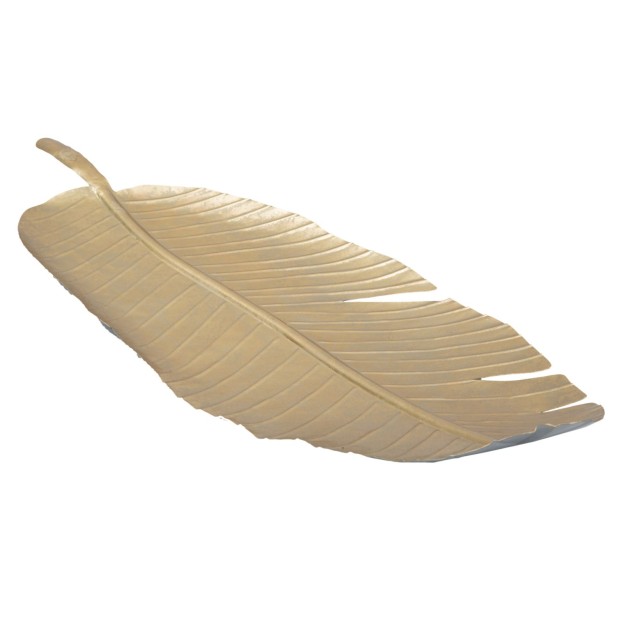 PLATOU DECORATIV LEAF GLAM -B-CM 18X2X55
