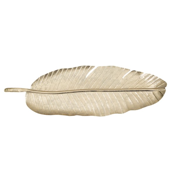 PLATOU DECORATIV LEAF GLAM -B-CM 18X2X55