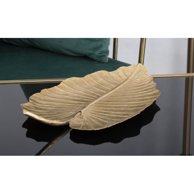 DECOR LEAF GLAM -A- CM 23X2X35,5