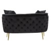 CANAPEA BUCAREST NEGRA CM 127X74X71