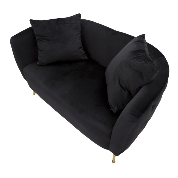 CANAPEA BUCAREST NEGRA CM 127X74X71