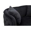 CANAPEA BUCAREST NEGRA CM 127X74X71