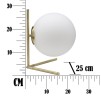 LAMPĂ DE MASA GLAMMY LOW CM 25X25X27