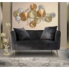 CANAPEA BUCAREST NEGRA CM 127X74X71