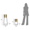 SET SUPORTI PENTRU GHIVECE FLORI  26X70-23X45