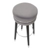 TABURET DE BAR PARIS GRIGIO/SILVER CM Ø 35X74