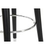 TABURET DE BAR PARIS GRIGIO/SILVER CM Ø 35X74