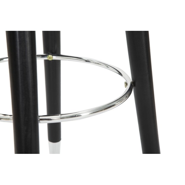 TABURET DE BAR PARIS GRIGIO/SILVER CM Ø 35X74