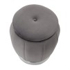 PUFF/DEPOZITARE PARIS GRIGIO/SILVER CM Ø 43X43