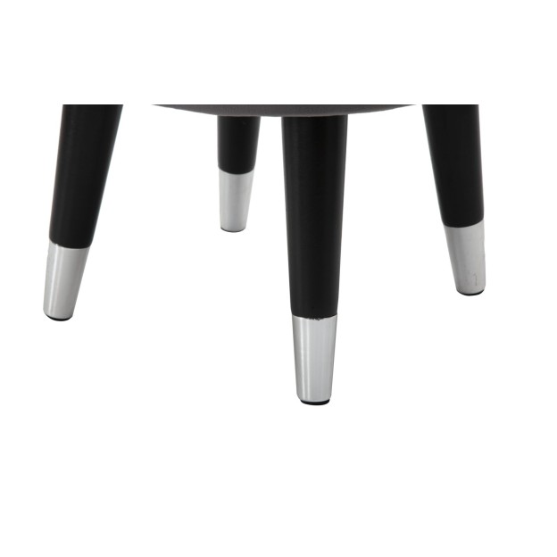 TABURET DE BAR PARIS GRIGIO/SILVER CM Ø 35X40,5