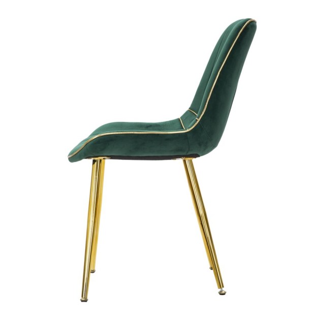 SCAUN PARIS VERDE/AURIU SET 2 BUC 51X59X79