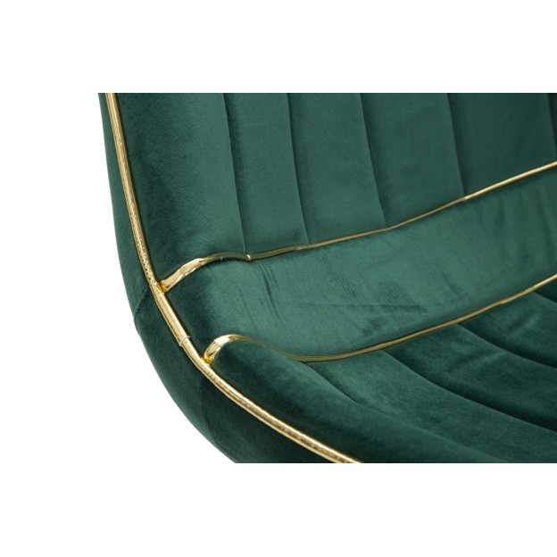 SCAUN PARIS VERDE/AURIU SET 2 BUC 51X59X79