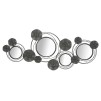 PANOU FIER CU OGLINDĂ ROTUNDA 117X5,5X49