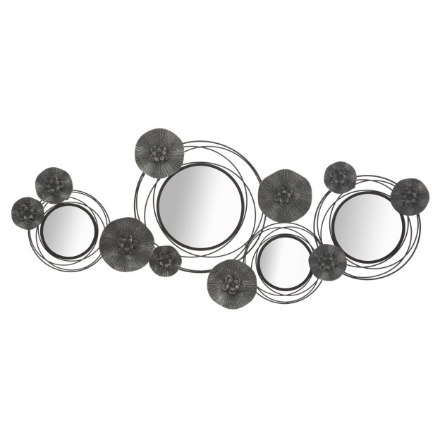PANOU FIER CU OGLINDĂ ROTUNDA 117X5,5X49