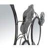 PANOU FIER CU OGLINDĂ ROTUNDA 117X5,5X49