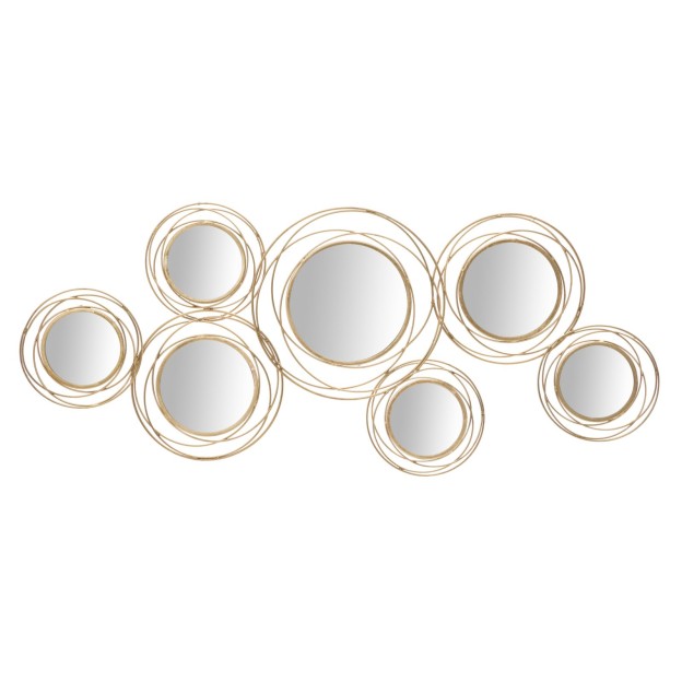 PANOU FIER CU OGLINDĂ ROTUNDA 124,5X4X53,5