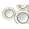 PANOU FIER CU OGLINDĂ ROTUNDA 124,5X4X53,5