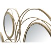PANOU FIER CU OGLINDĂ ROTUNDA 124,5X4X53,5