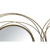 PANOU FIER CU OGLINDĂ ROTUNDA 124,5X4X53,5