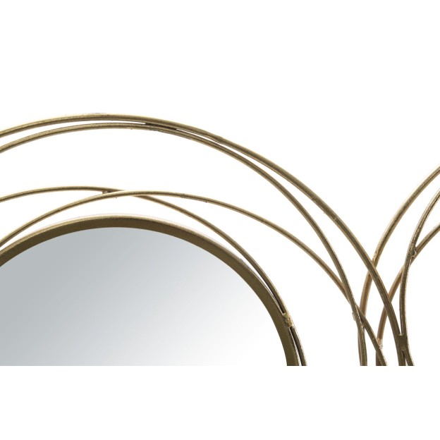 PANOU FIER CU OGLINDĂ ROTUNDA 124,5X4X53,5