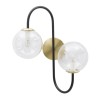 LAMPĂ DE PERETE FIER NEGRU CM 36x24x45