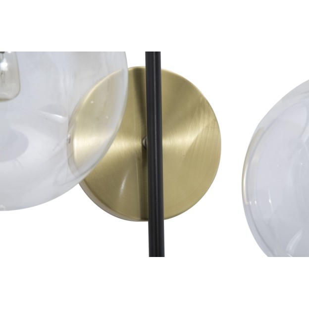 LAMPĂ DE PERETE FIER NEGRU CM 36x24x45