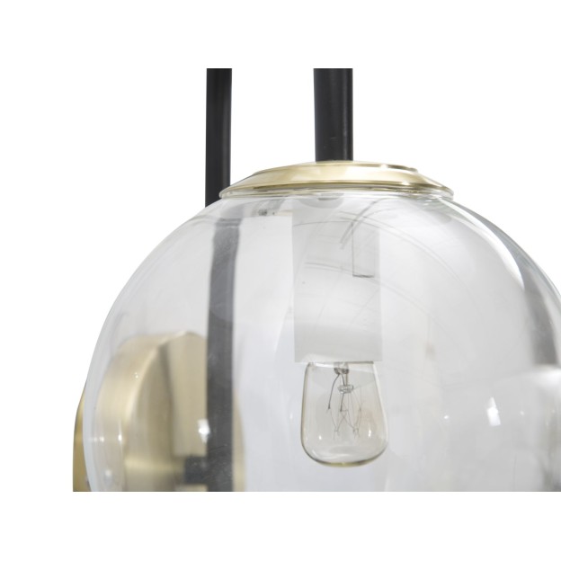 LAMPĂ DE PERETE FIER NEGRU CM 36x24x45