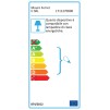 LAMPĂ DE PERETE FIER NEGRU CM 36x24x45