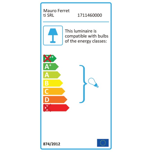 PLAFONIERA GLAMMY 7 LUCI CM 81x30x74