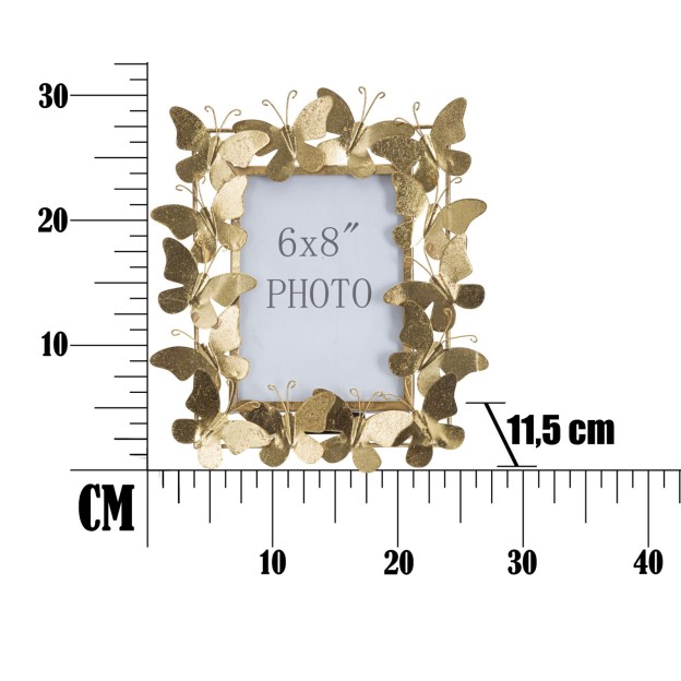 RAMA FOTO BUTTERFLY GLAM 28X11,5X30,5 (DIMENSIUNE POZA 15X20)