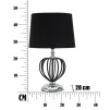 LAMPĂ DE MASA DARKY SILVER CM Ø28X44,5