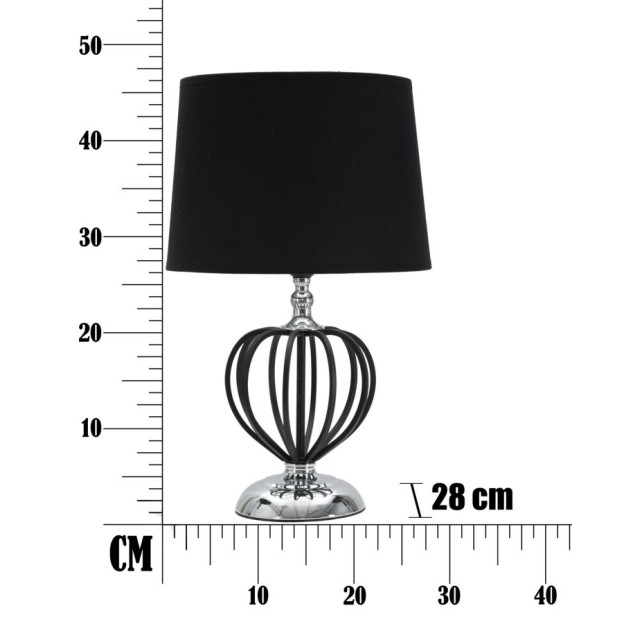 LAMPĂ DE MASA DARKY SILVER CM Ø28X44,5