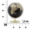 GLOBE PAMANTESC GOLD CM Ø 25X34
