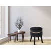 TABURET PARIS NEGRU CM Ø 35X40,5