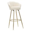 TABURET DE BAR VIENNA CREMA CM 55X53X110