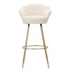 TABURET DE BAR VIENNA CREMA CM 55X53X110