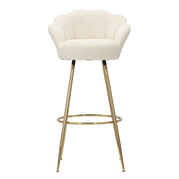 TABURET DE BAR VIENNA CREMA CM 55X53X110