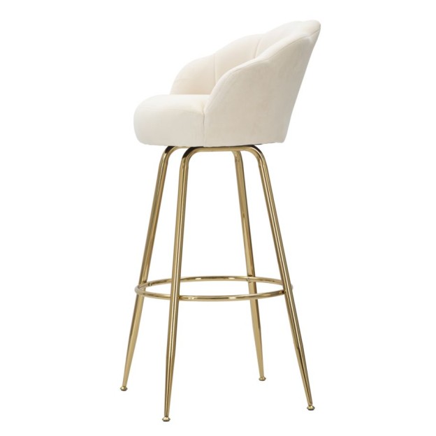 TABURET DE BAR VIENNA CREMA CM 55X53X110
