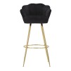 TABURET DE BAR BAR VIENNA NERO CM 55X53X110