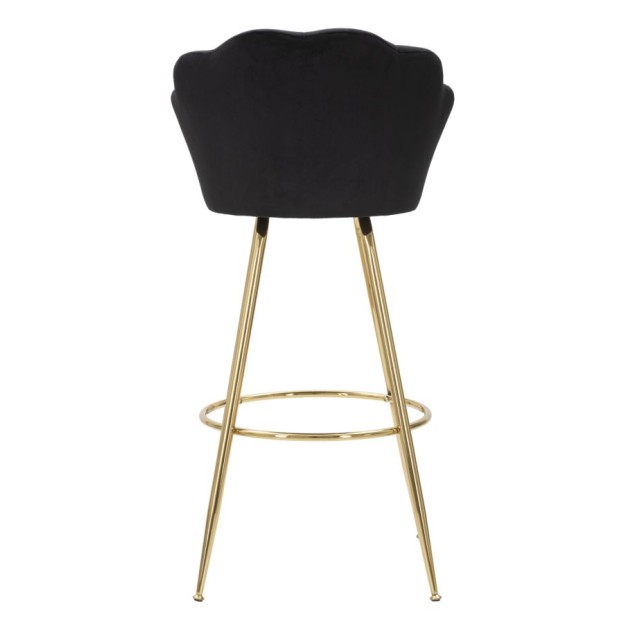 TABURET DE BAR BAR VIENNA NERO CM 55X53X110