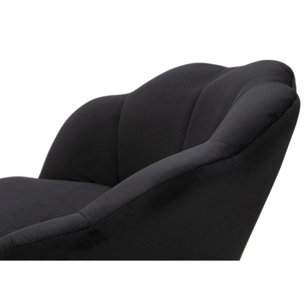 TABURET DE BAR BAR VIENNA NERO CM 55X53X110