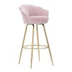 TABURET BAR BAR VIENNA ROSA CM 55X53X110